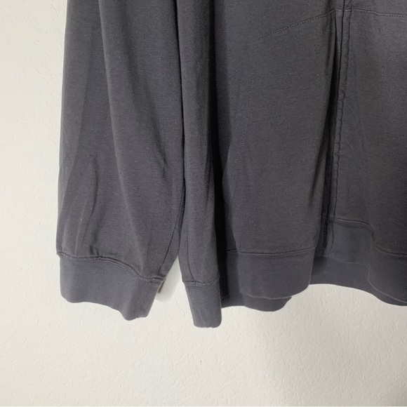 Skims Mens dark gray full zip hooded sweater XL - Picture 4 of 9